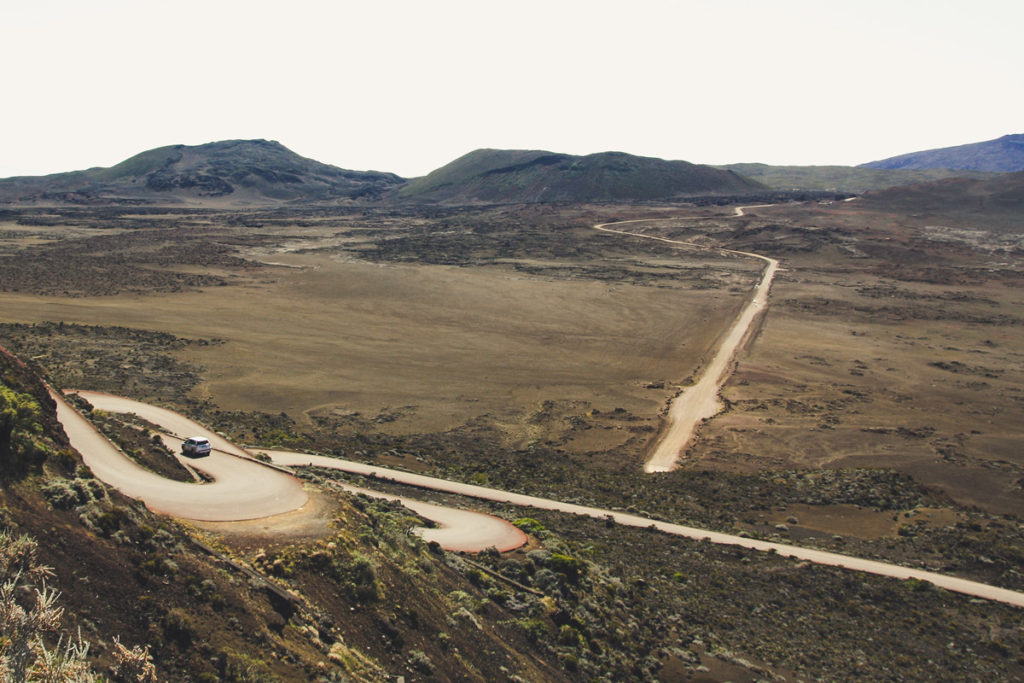 Sur la route du volcan depuis Saint Pierre